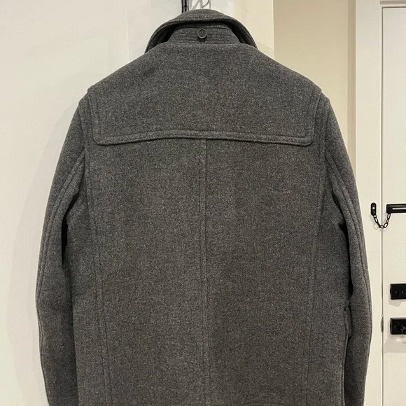 Burberry Brit Charcoal Pea Coat - Picture 8 of 11